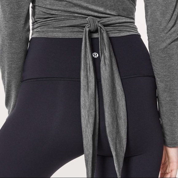 NWT HBLK LULULEMON TIED TO IT WRAP LONG SLEEVE 10 - Picture 2 of 7